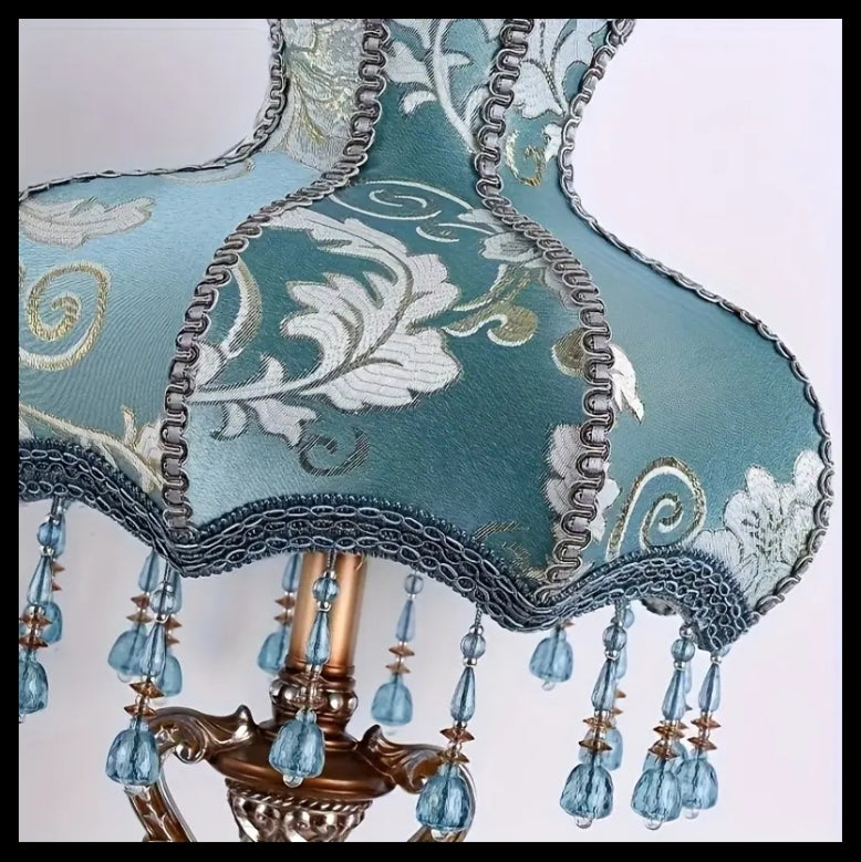 Vintage Lamp - Blue