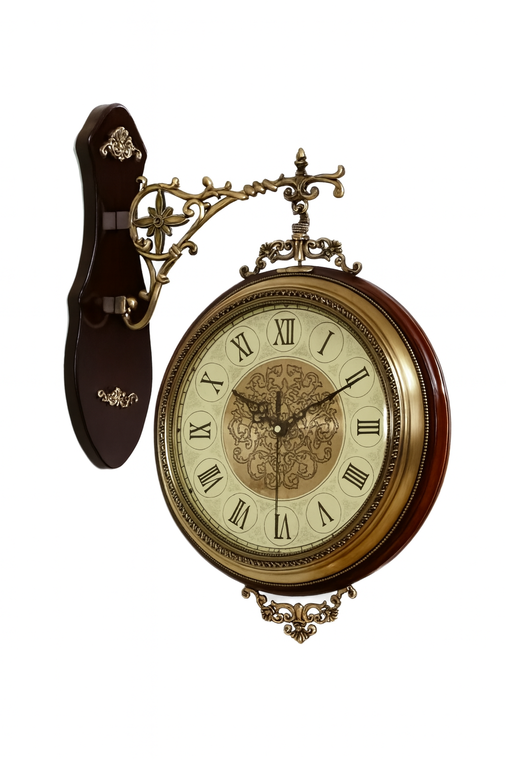 Wall Mount Vintage Double-Sided Clock