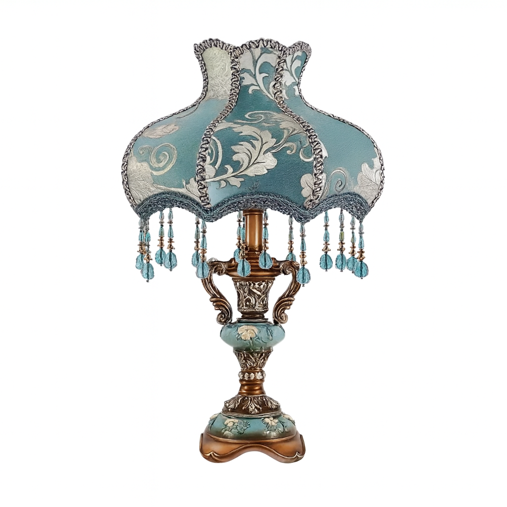 Vintage Lamp - Blue