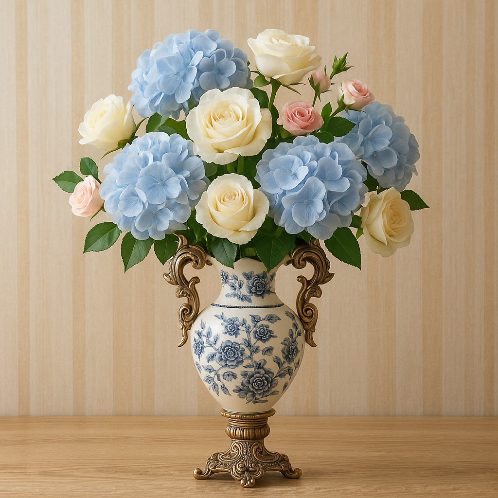 Vintage Vase - Blue