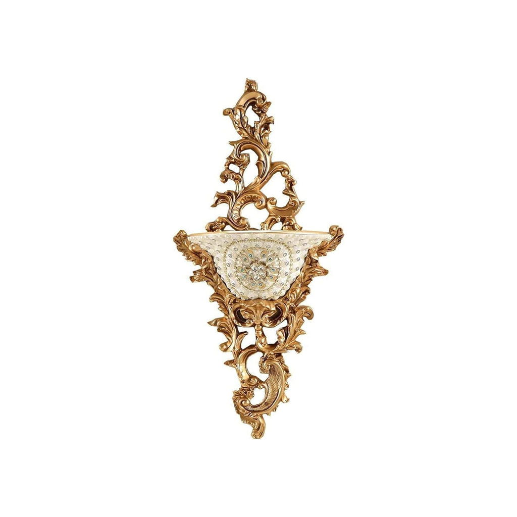 Wall Mount Flower Vase - White