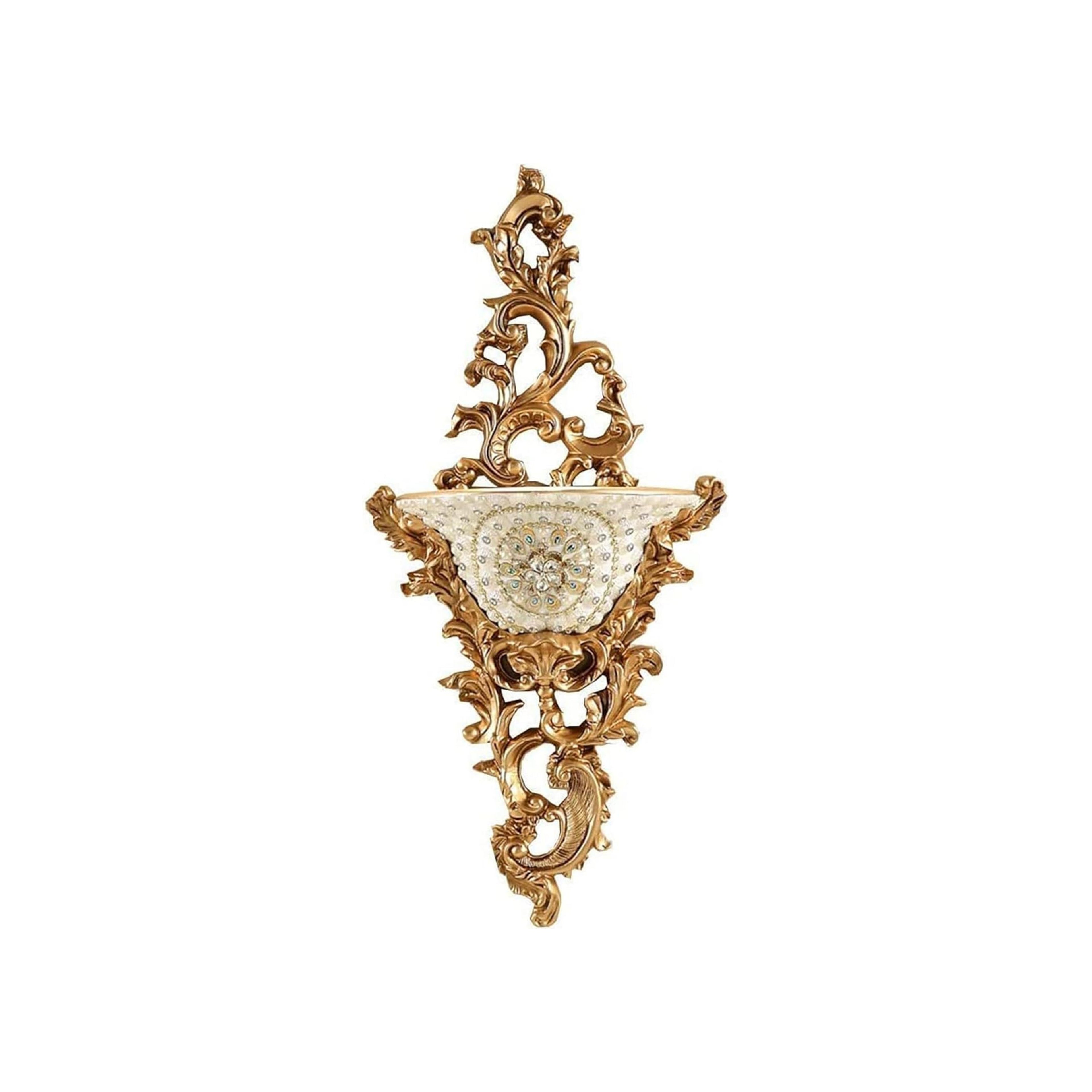 Wall Mount Flower Vase - White